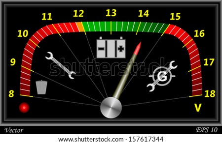 stock-vector-car-battery-voltmeter-15761