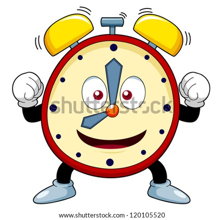 Alarm Cartoon Clock Drawing Vector Stock Photos, Images, & Pictures