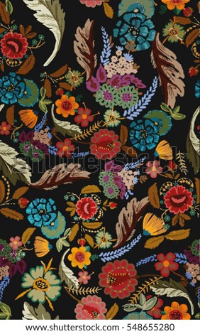 embroidery patch flowers illustration pattern embroidery patch flowers illustration pattern