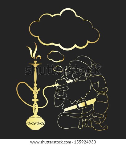 santa smoking aribic style muscled gay being suck by twink