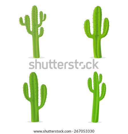 Cactus Flower Isolated Stock Vectors & Vector Clip Art | Shutterstock