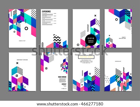 Business Abstract Template Background. Geometric Triangular or Polygonal Surface Structures. Brochure Layout for Annual Report or A4 Booklet. Vector Illustration. Business Abstract Template Background. Geometric Triangular or Polygonal Surface Structures. Brochure Layout for Annual Report or A4 Booklet. Vector Illustration.