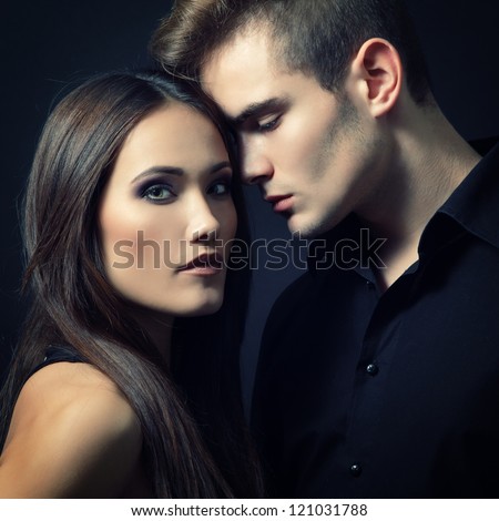 http://thumb1.shutterstock.com/display_pic_with_logo/111616/121031788/stock-photo-sexy-passion-couple-beautiful-young-man-and-woman-closeup-studio-shot-over-black-121031788.jpg