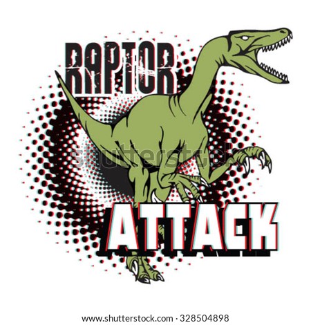 dinosaur raptor attack