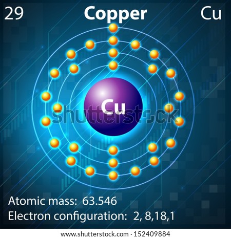 Copper Element Project Illustration of the element copper - stock ...