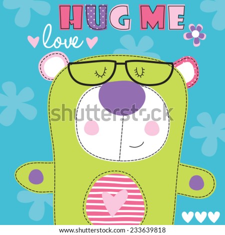 hug me teddy