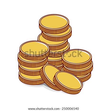 Cartoon Coins Stock Photos, Images, & Pictures | Shutterstock