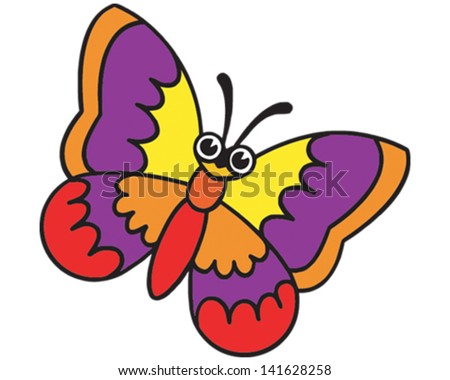 Cartoon Butterfly Stock Photos, Images, & Pictures | Shutterstock