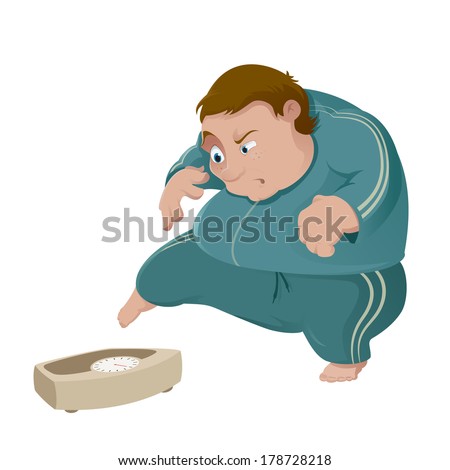 The fat person cartoon Stock Photos, Images, & Pictures | Shutterstock