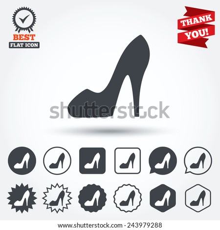 Women Shoes Icon images