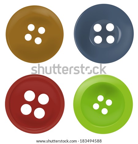 Shirt Button Stock Vectors & Vector Clip Art 