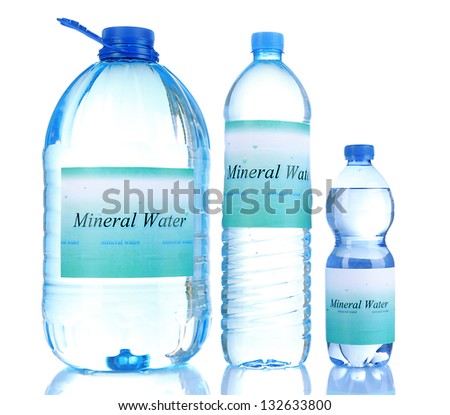 Water bottles wall Water bottles wall