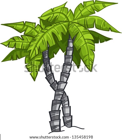 Banana Tree Vector Stock Photos, Images, & Pictures | Shutterstock