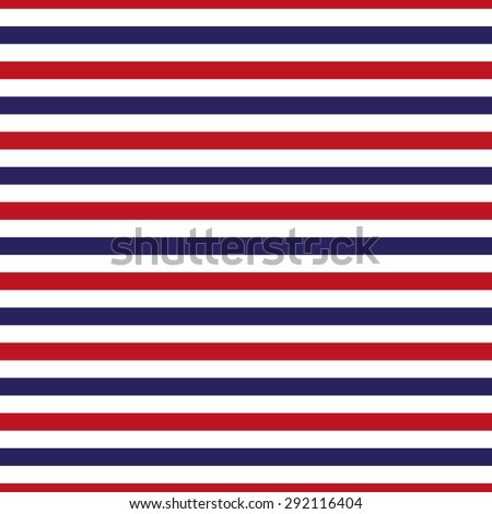 Red Navy Blue White Horizontal Stripes Stock Illustration 264051716 