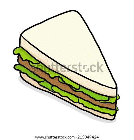 Cartoon Triangle Sandwich Bing images