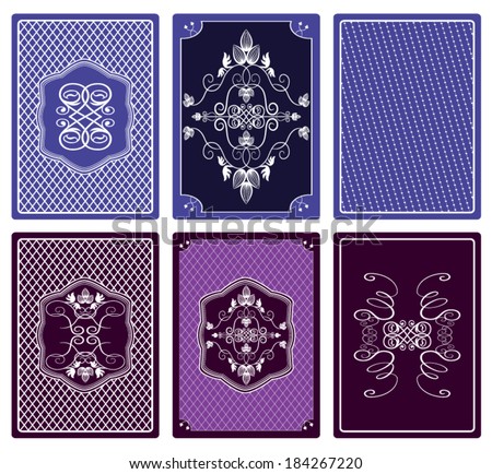 Poker card design