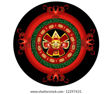 Abstract Aztec Symbols Stock Vector 14210203 - Shutterstock