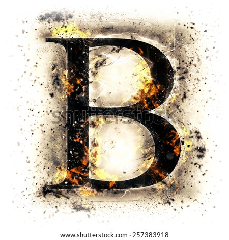 B Fiery Letter Font Stock Photos, Images, & Pictures | Shutterstock