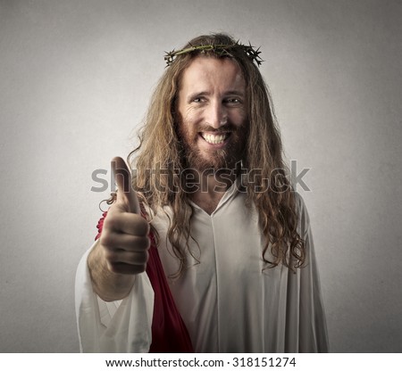 jesus thumb up pissing shitting fucking women