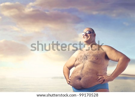 Fat Guy Bathing Suit 99