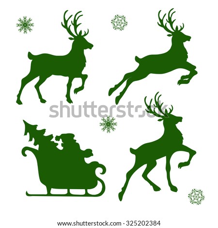 reindeer stock images royalty free images vectors outdoor christmas sleigh decorations