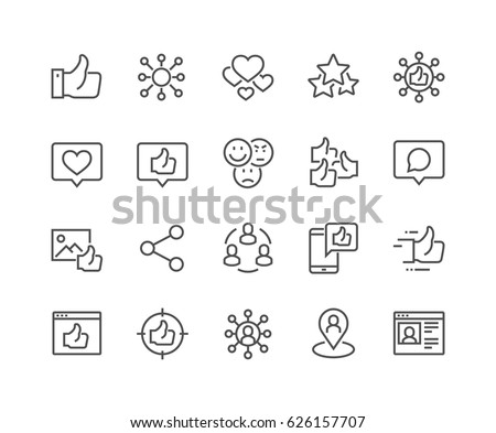 Simple Set of Social Networks Related Vector Line Icons.
Contains such Icons as Profile Page, Rating, Social Links and more.
Editable Stroke. 48x48 Pixel Perfect. Simple Set of Social Networks Related Vector Line Icons.
Contains such Icons as Profile Page, Rating, Social Links and more.
Editable Stroke. 48x48 Pixel Perfect.
