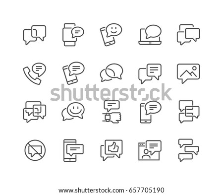 Simple Set of Message Related Vector Line Icons.
Contains such Icons as Conversation, SMS, Notification, Group Chat and more. Editable Stroke. 48x48 Pixel Perfect. Simple Set of Message Related Vector Line Icons.
Contains such Icons as Conversation, SMS, Notification, Group Chat and more. Editable Stroke. 48x48 Pixel Perfect.