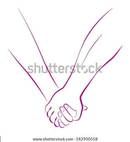 Holding Hands Vector Stock Photos, Images, & Pictures | Shutterstock