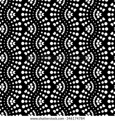 Seamless Pattern Background Hipster Pattern Monochrome Stock Vector 