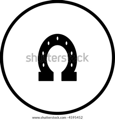 symbol horseshoe vector lucky shutterstock lightbox