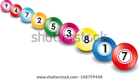 Bingo Balls Stock Vector 45211534 - Shutterstock