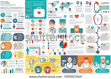 Medical infographic elements vector design template. Can be used for circle diagram, bar graph, pie chart, process diagram, timeline infographic, healthcare, research, set information infographics. Medical infographic elements vector design template. Can be used for circle diagram, bar graph, pie chart, process diagram, timeline infographic, healthcare, research, set information infographics.