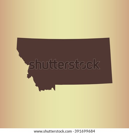 Montana outline Stock Photos, Images, & Pictures | Shutterstock