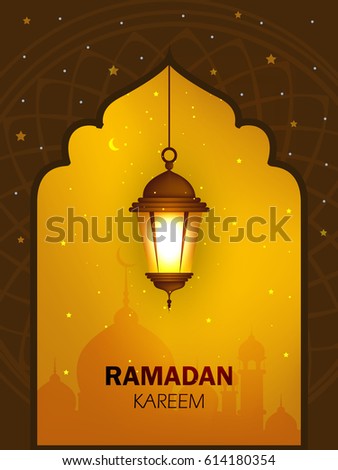 Beautiful Hanging Shiny Lamp with Masjid or Mosque Door background Illustration. Ramadan Kareem, Ramadan Mubarak, Arabic Pattern. Beautiful Hanging Shiny Lamp with Masjid or Mosque Door background Illustration. Ramadan Kareem, Ramadan Mubarak, Arabic Pattern.