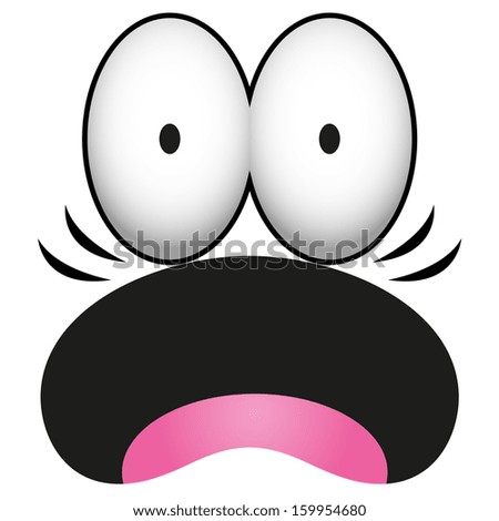Panic+Face+Cartoon Stock Photos, Illustrations, and Vector Art similar to Image ID ...