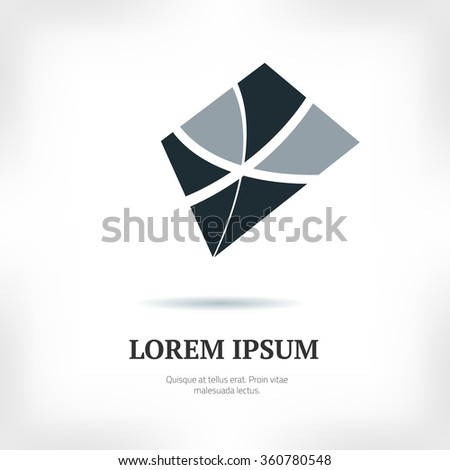 Wolf Head Emblem Template Business Abstract Stock Vector 339999281