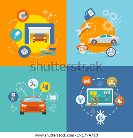  the car repair and maintenance related icons stock photo Car Pictures