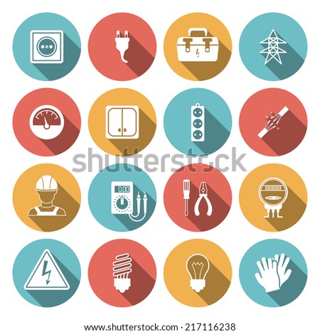 Electricity Icon Stock Photos, Images, & Pictures 