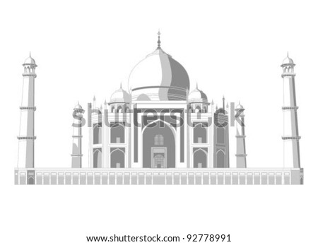 Taj Mahal Vector Stock Photos, Images, & Pictures | Shutterstock