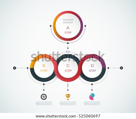Vector infographics design template with 3D paper label, integrated circles background. Blank space for content, business, infographic, diagram, digital network, flowchart, process diagram, timeline
Vector infographics design template with 3D paper label, integrated circles background. Blank space for content, business, infographic, diagram, digital network, flowchart, process diagram, timeline