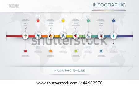 Vector infographics timeline design template with 3D paper label and graph 8 steps options. For workflow layout diagram, infograph business, infographic, flowchart, process diagram, time line, chart Vector infographics timeline design template with 3D paper label and graph 8 steps options. For workflow layout diagram, infograph business, infographic, flowchart, process diagram, time line, chart
