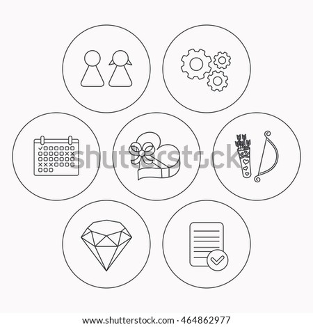 stock vector broken heart kiss wedding rings icons valentine amour arrows linear sign check file stock vector broken heart kiss wedding rings icons valentine amour arrows linear sign check file