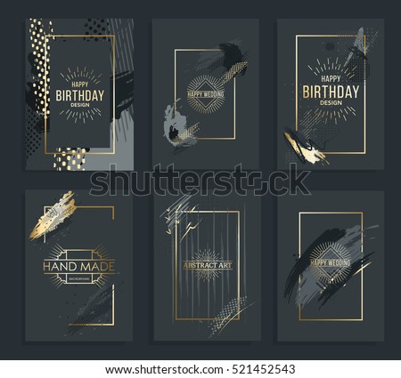 Vector frame for text Modern Art graphics for hipsters . dynamic frame stylish geometric black background with gold. element for design business cards, invitations, gift cards, flyers and brochures. Vector frame for text Modern Art graphics for hipsters . dynamic frame stylish geometric black background with gold. element for design business cards, invitations, gift cards, flyers and brochures.