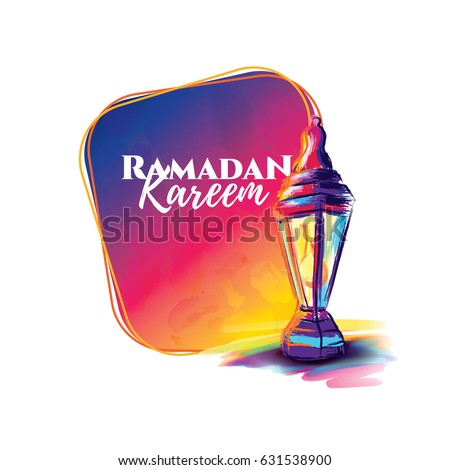vector illustration of a lantern Fanus. the Muslim feast of the holy month of Ramadan Kareem. Translation from Arabic: Generous Ramadan vector illustration of a lantern Fanus. the Muslim feast of the holy month of Ramadan Kareem. Translation from Arabic: Generous Ramadan