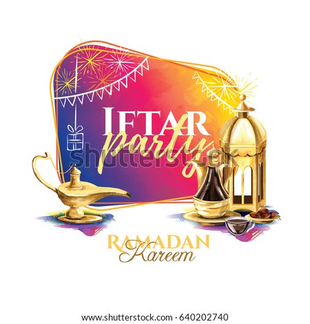 vector illustration. vector hand drawn graphics Iftar party celebration. Traditional subjects. the Muslim feast of the holy month of Ramadan Kareem. Translation from Arabic: Generous Ramadan vector illustration. vector hand drawn graphics Iftar party celebration. Traditional subjects. the Muslim feast of the holy month of Ramadan Kareem. Translation from Arabic: Generous Ramadan