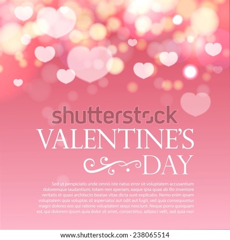 stock-vector-shining-bokeh-heart-valentine-s-card-vector-illustration ...