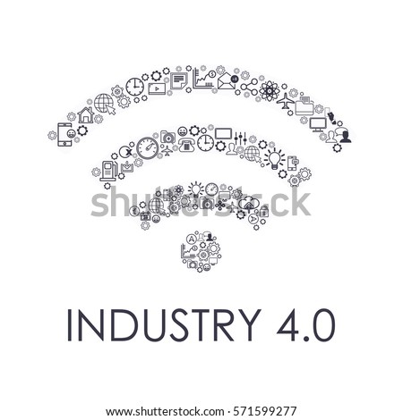 Industry 4.0 Concept Business Control, Modern Thin Line Icon Presentation Design. Internet of Things, Cloud Computing, Network, Future, Automation Detailed Illustration. Flat Web Infographics Elements Industry 4.0 Concept Business Control, Modern Thin Line Icon Presentation Design. Internet of Things, Cloud Computing, Network, Future, Automation Detailed Illustration. Flat Web Infographics Elements