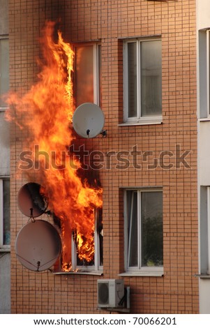 Image result for illustration of burning building