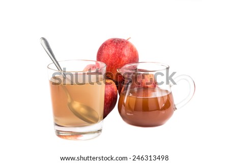 Apple Cider Vinegar, a home remedy for gout inflammation  stock photo