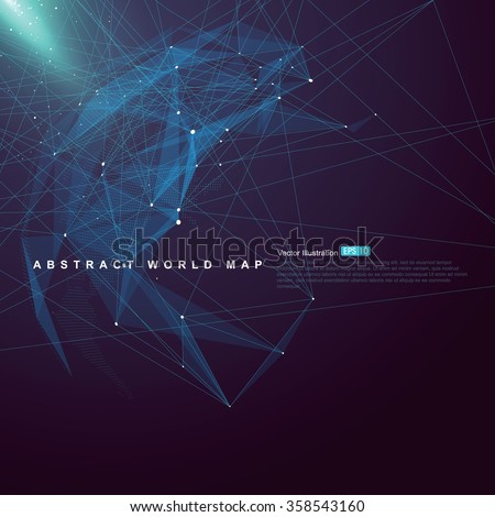 World map point, line, surface composition, representing the global,
Global network connection,international meaning. - stock vector World map point, line, surface composition, representing the global,
Global network connection,international meaning. - stock vector
